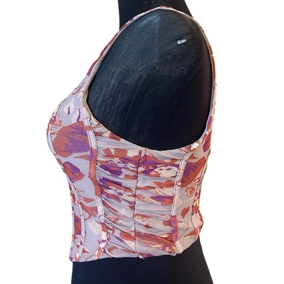 Free People Lilac Galaxy Corset Top Only XS - Picture 6 of 12